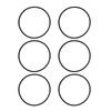 2/6Pcs CLX200K Rubber O-Rings Replacement for CL200/CL220 Chlorinator Feeder Lid Pool Pump Strainer O Rings Accessories