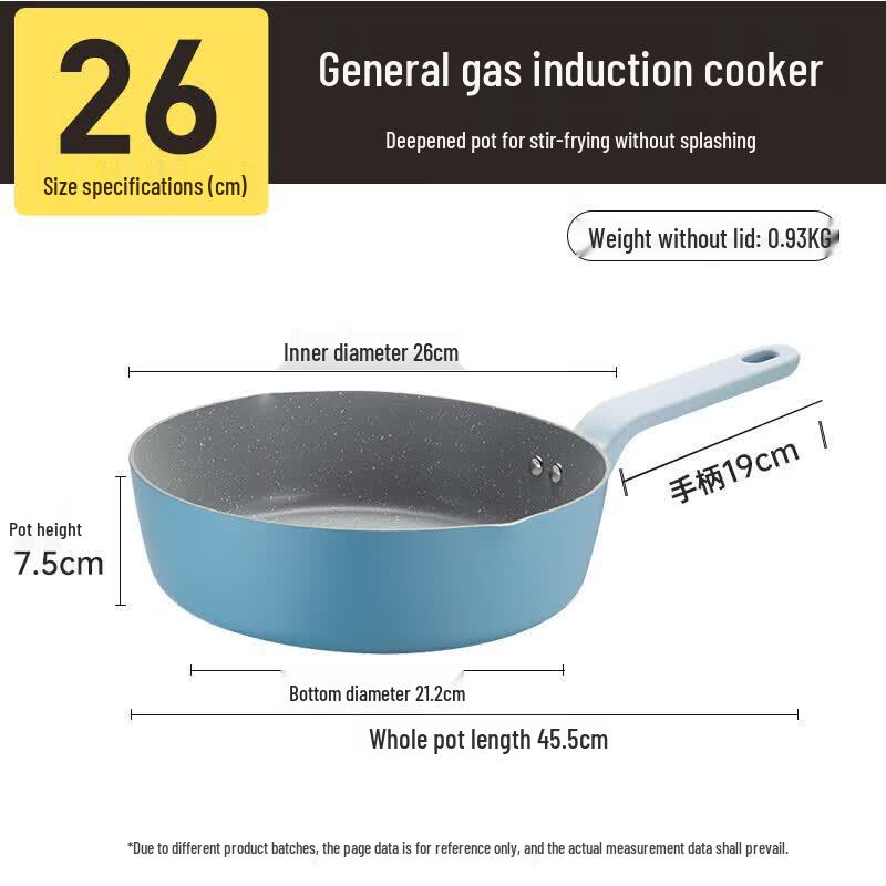 Chui Da Huang Deep Non-stick Frying Pan