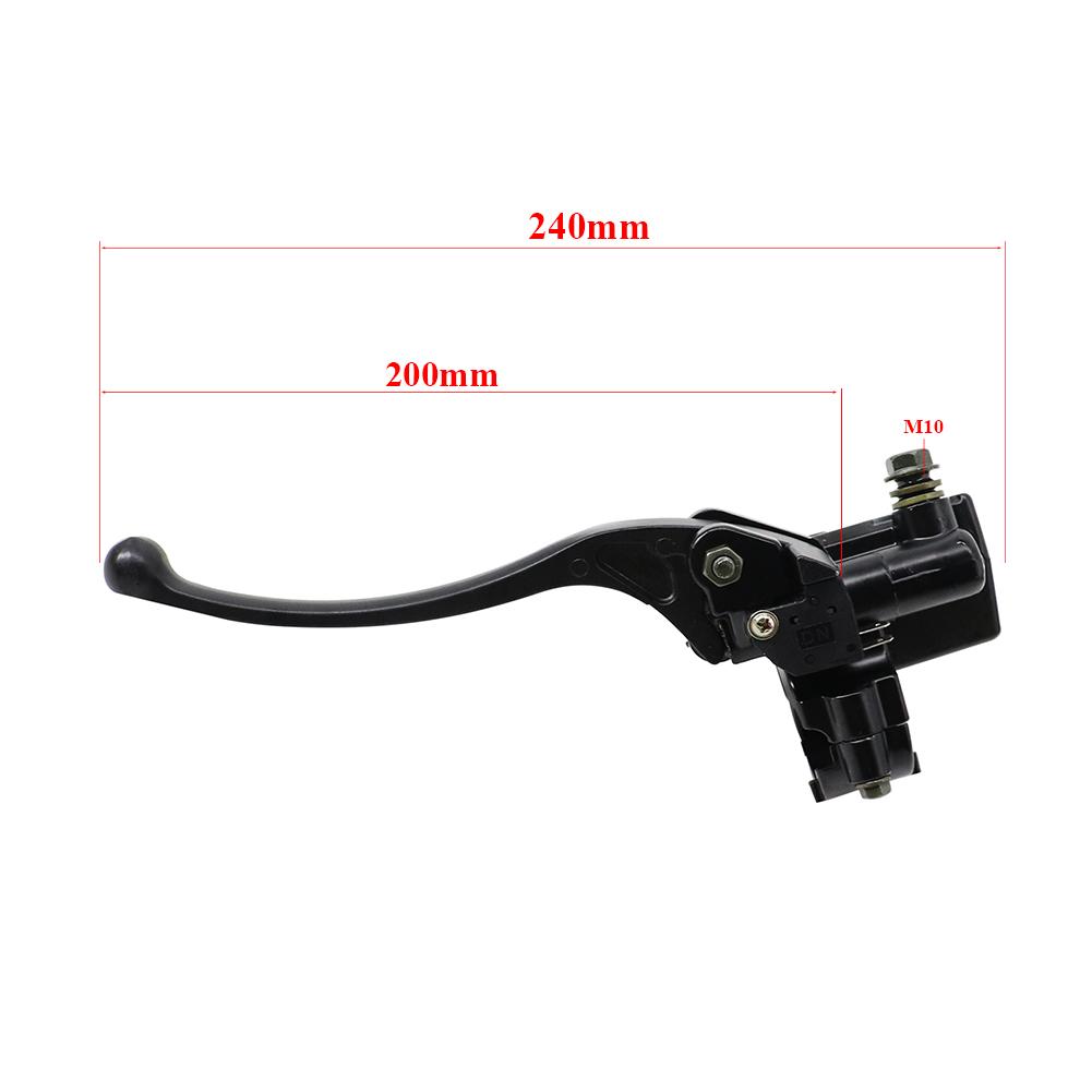 Universal 22MM Motorcycle Right Brake Clutch Master Cylinder Reservoir Levers For Honda TRX 250 300 350 450 FourTrax Rancher 500