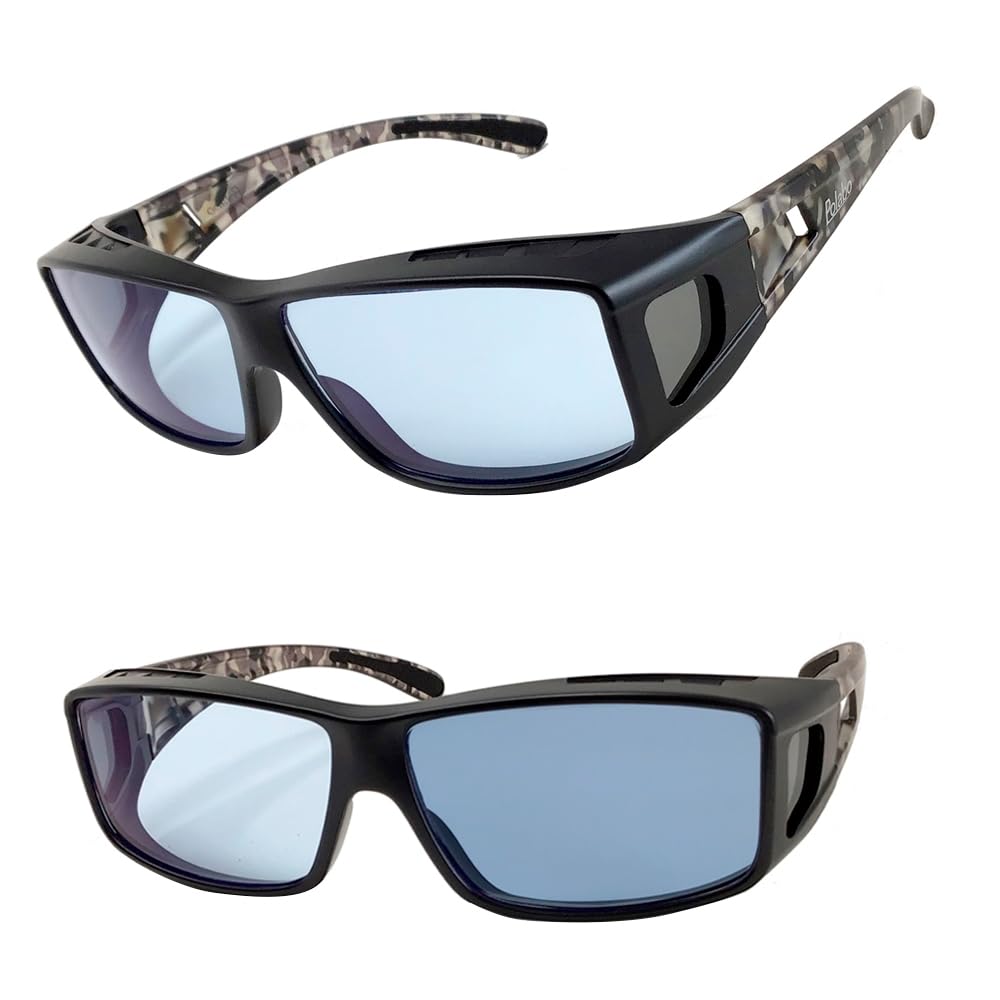 

Photochromic Sunglasses for Night UV Made in SC50PHN [NeoContrast] Sunglasses, Over-the-Glasses Driving, Protection, Sabae, (Zebra)