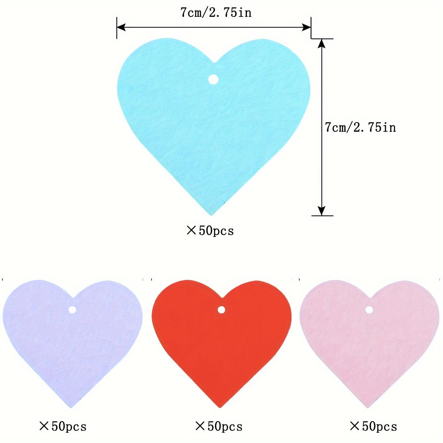 

200 шт. 2,75-дюймовые вырезанные сердечки на День святого Валентина, бумажные бирки в форме сердца, полые сердечки, картонные украшения, подходящие для свадебных подарков, украшения для вечеринок 200pcs