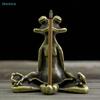 Meditating Frog Incense Holder - Vintage Brass Yoga Frog Incense Stick Stand for Home Decor & Relaxation