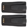 2pcs Walkie Talkie Li Ion Battery 2600mAh 7.4V 2 Way Radio Battery with Belt Clip for Motorola CP040 CP150 CP200 CP380
