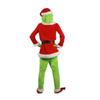 Grinch Green Costume For Adults And Kids Christmas Costumes Party Outfit With Mask Headpiece For Holiday Festivities