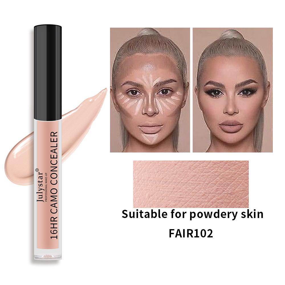Julystar Waterproof and Sweat-proof Concealer Lasting Concealer Acne Mark Concealer Concealer To Cover Dark Circles