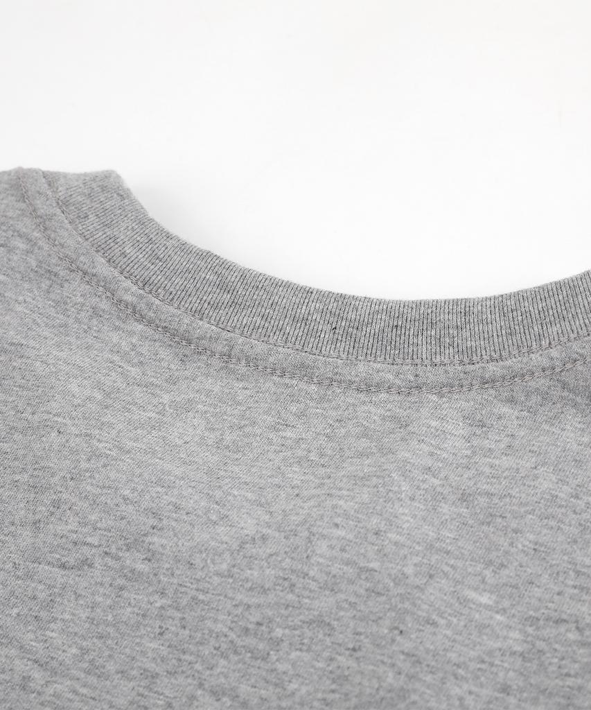 HARRISON Standard Plain Round Short Sleeve T-Shirt Ha-1030 Har1002 Melange