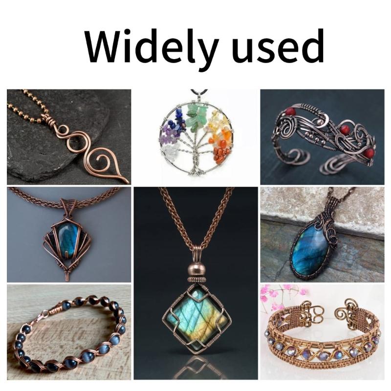 Versatile Brass Wires for Crafting Supplies 12 Gauge Soft Bendable Sturdy Metal for Jewelry and Armatures 12 Color