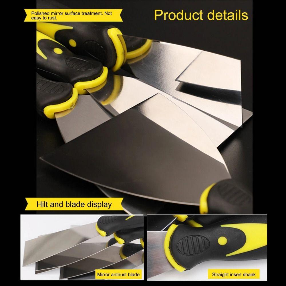 Stainless Steel Putty  Scraper Scraping Putty Spreader Multifunctional Wallpaper Scraper  Floor