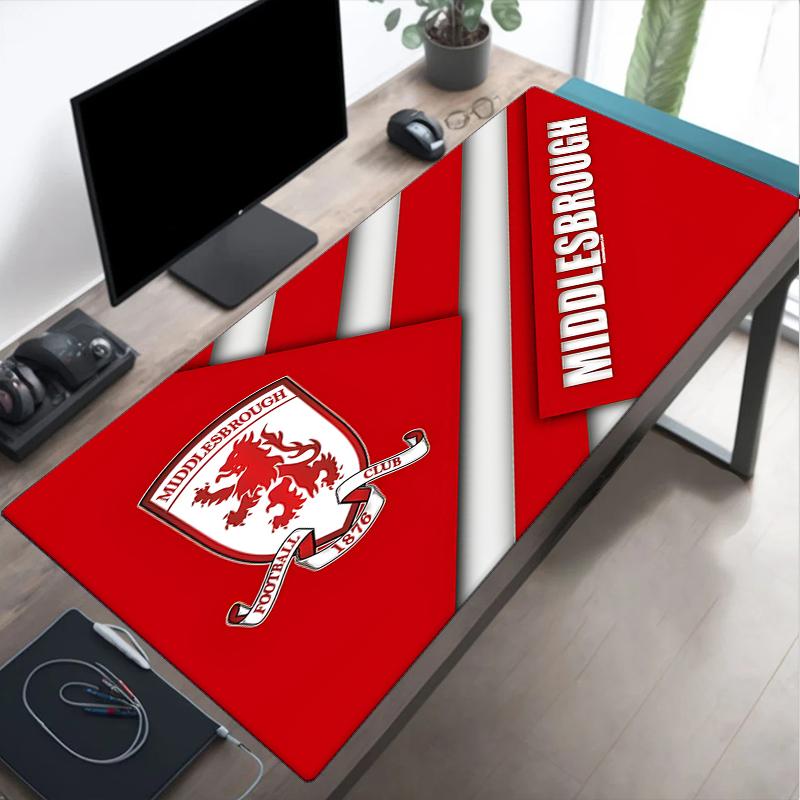 Middlesbrough Football Club Crest Mouse pad, Gaming Mouse Pad, keyboard pad, Desk Decor for computer notebook Fan Gift Birthday Gift