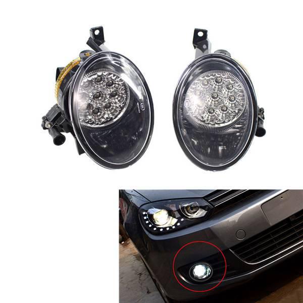 Volkswagen Golf 6 MK6 Fog Lights (1 Pair: 5K0941699 & 5K0941700)