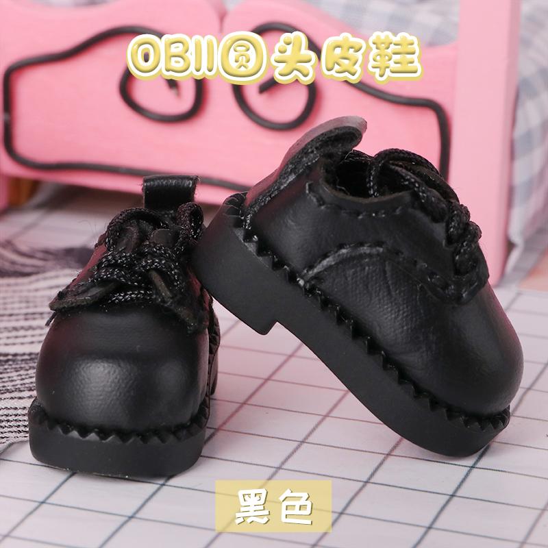 2 Stück 1:12 OB11 Uniformschuhe Lederschuh Puppe Klassische Schuhe Anzug Für Ob11 1/12 Bjd Abnehmbare Puppe Gsc DOD YMY Puppenzubehör