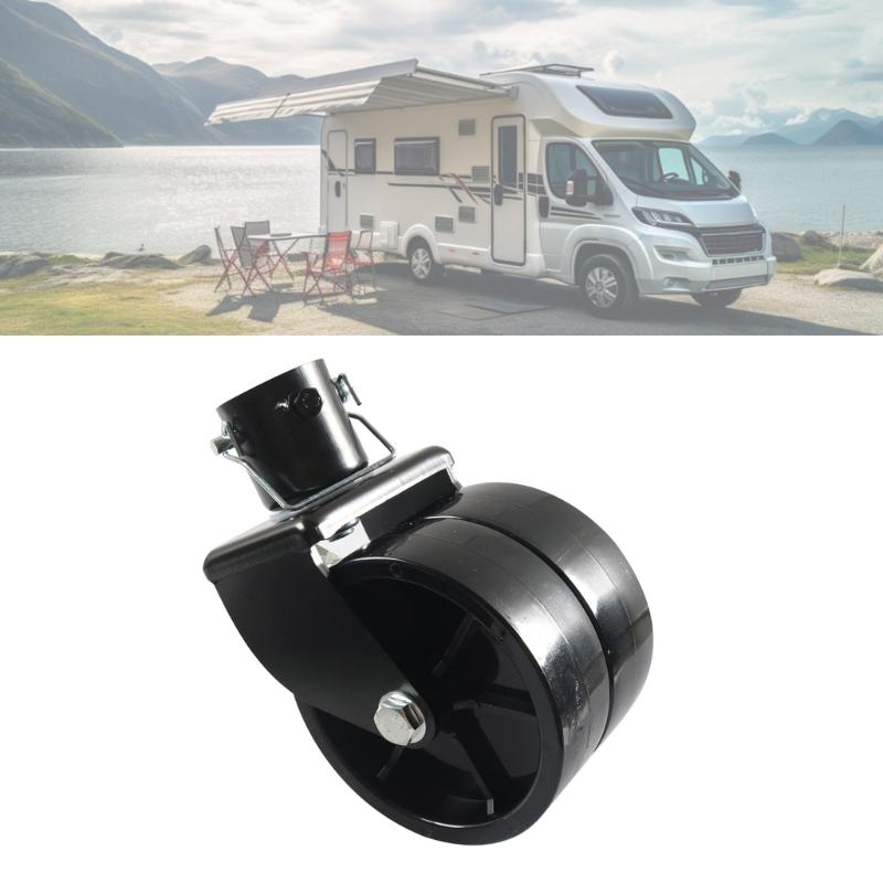 Roda de Rodízio Dupla Giratória Universal de 6 Polegadas Instalação Simples Adequada para a Maioria dos Macacos de Reboque