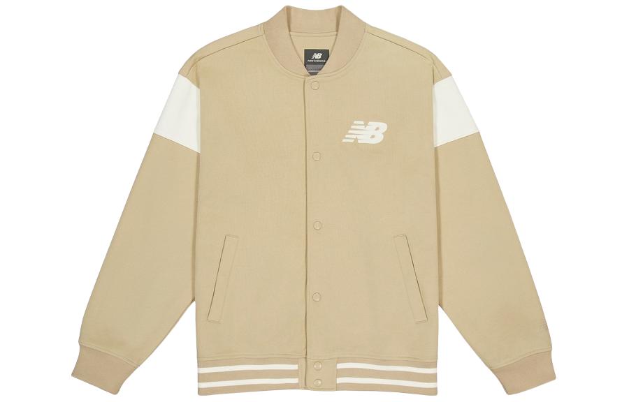 New Balance Baseball Jacket Men s Khaki NME11041-BEI L