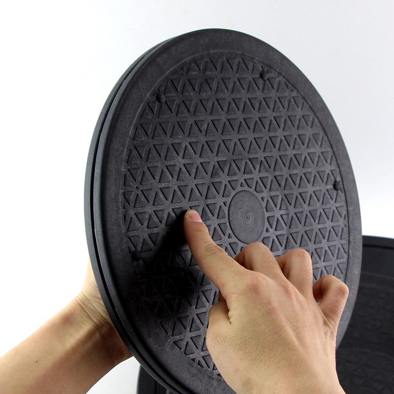 360° Student Clay Figurine Sculpture Turntable, 20cm Plastic Display