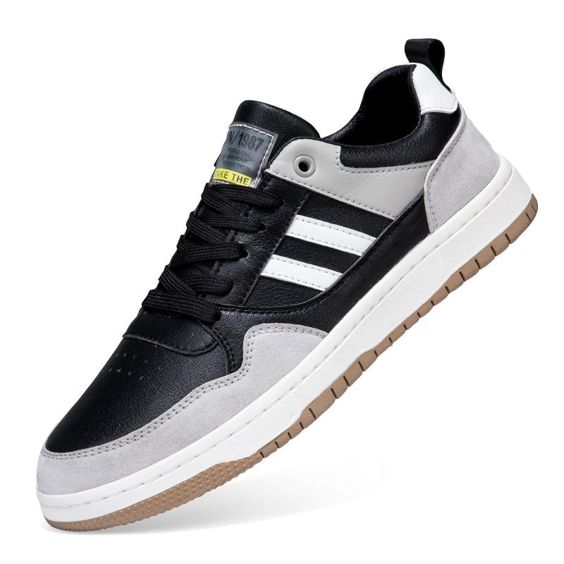 

Модные ретро-туфли на шнуровке, кроссовки Tenis Masculino 2024, новые мужские дышащие повседневные мужские вулканизированные туфли, удобная обувь для ходьбы 44 черный белый