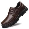 Heren Extra Wijde Echt Lederen Zakenschoenen – Maten 45-50