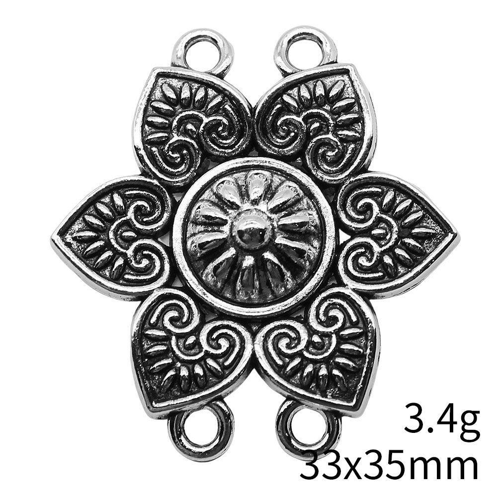 Thanksgiving Day Jewelry Findings And Components Four-Hole Necklace Connector Accessories Parts Cheap Cute Stuff Decorations And Accessories