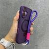 Wrist Strap Matte Clear Magnetic For Magsafe Holder Stand Case For iPhone16 15 11 12 13 14 16 Pro Max Plus With Lens Glass Cover