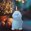 Bunny Resin Molds Silicone Easter Bunny Shape Molds Adorable Easter Bunny Aromatherapy Plaster Mold For Candle Wax