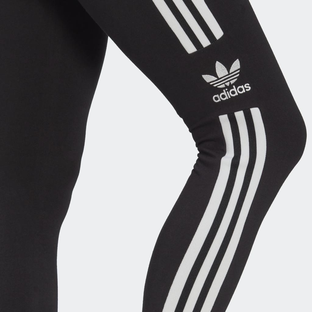 Adidas Originals Color Block Side Stripe Logo Print Slim Fit Sports Pants Women bottoms Black IB7305