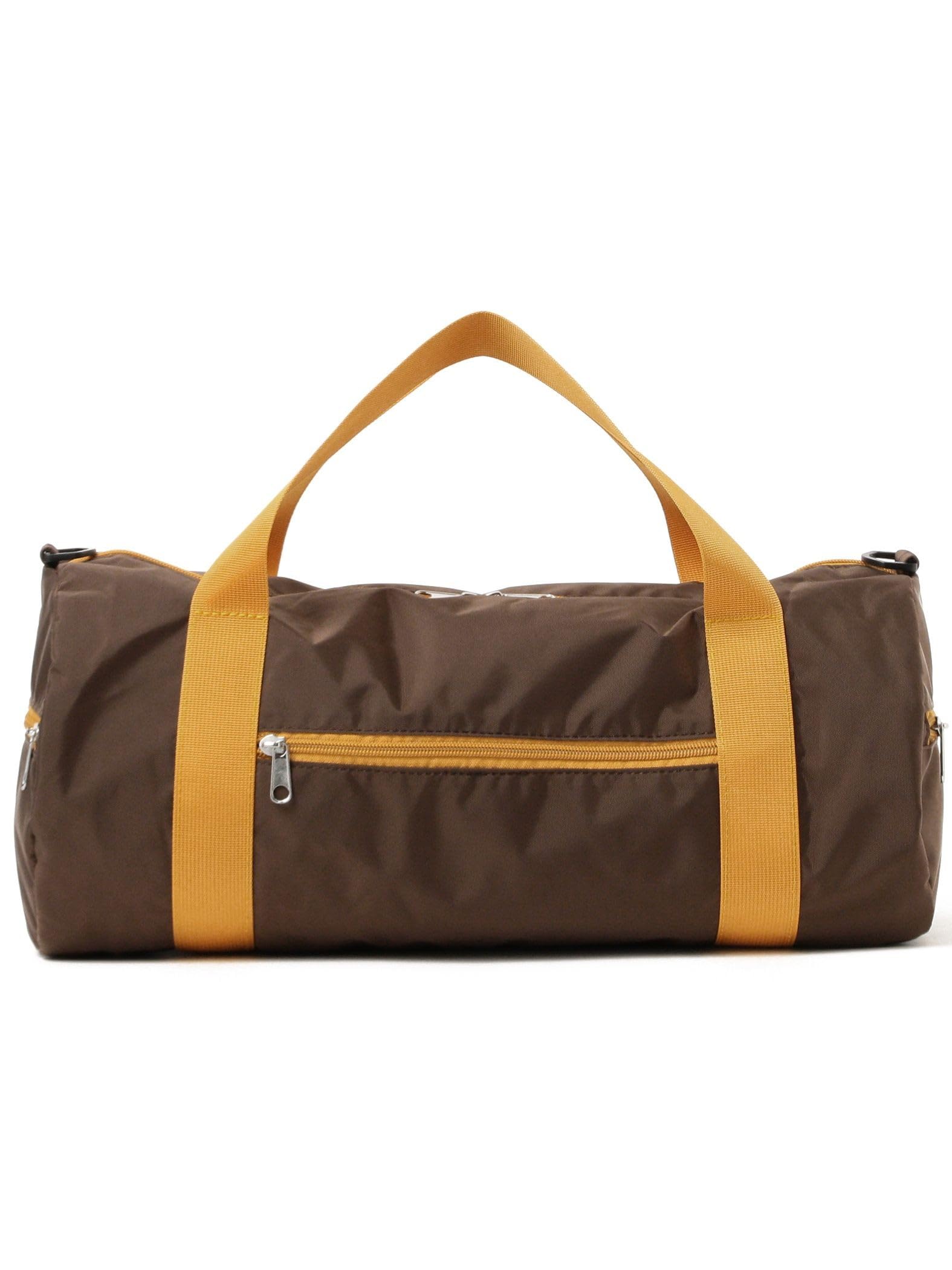 

Beams Boy Canvas Bag, Two-Tone Shoulder Bag, Women s, Brown, Free Size