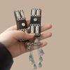 Ethnic  Hair Clip Geometric Pattern Bell Fringe Hairpin Hair Clips Silver Clolr Long Fringe Hair Clip For Photo Props