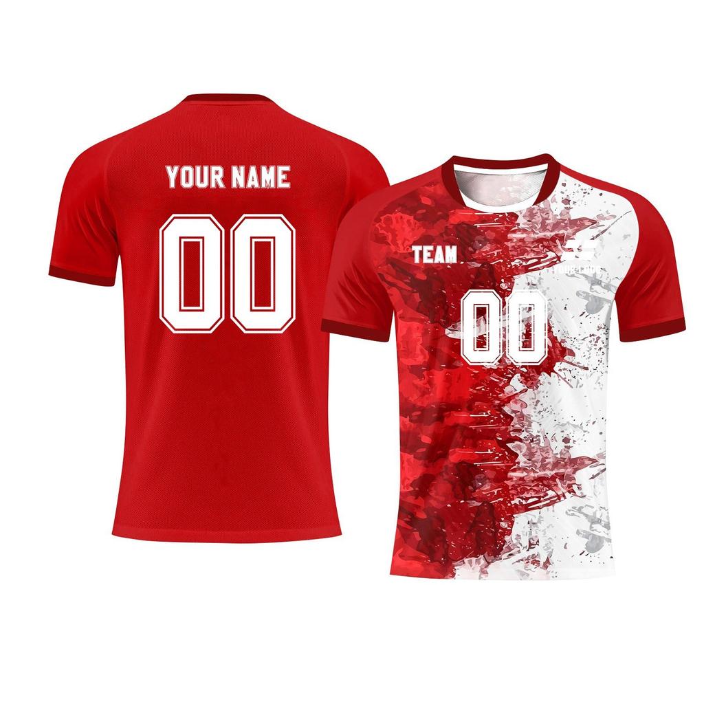 Personalised Tops Shirts Mens Girls With Name Number Custom Football Jerseys For Boys Training Suit