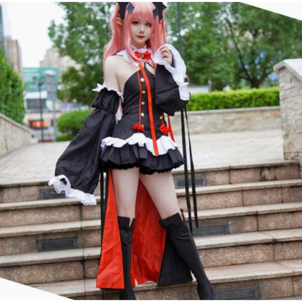 Anime Seraph of the end Krul Tepes Cosplay LolitaDress Vampire Costume Uniform