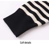 2026 Spring Fashionable Striped Knit Top for Mothers & Elderly Women, Lapel Sweater for Spring & Autumn