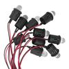 10PCS Water Clear Bulb LED Light Lamp Bulb 12V Prewired Emitting Diodes  Boat Application