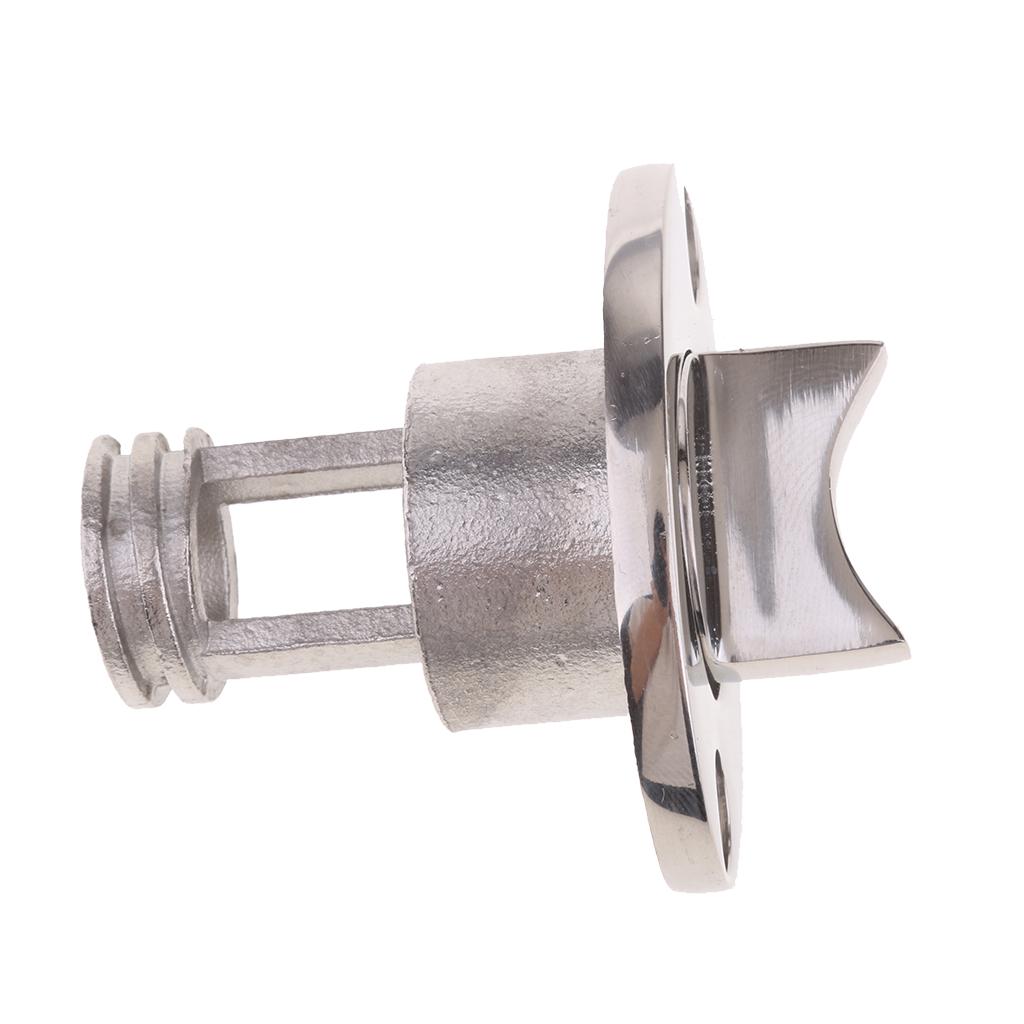 Boat Drain Plug Stainless Steel Oval Garboard for 1”Hole 3/4”hread Boat Drain Plug Stainless Steel Oval Garboard for 1”Hole 3/4”hread