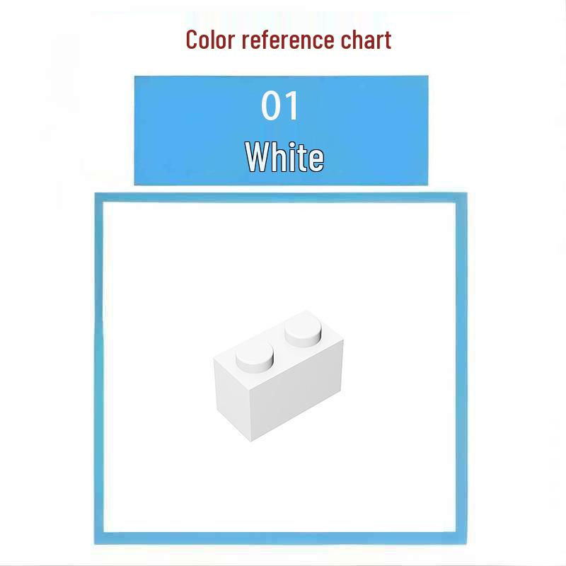 50g MOC 40902 2x2 Single-Sided Brick with Hinge Connector - Small Particle Building Block Standard
