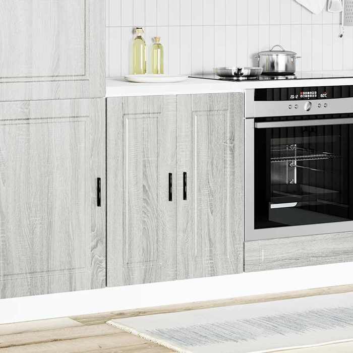 VidaXL Armoire de cuisine Porto sonoma gris bois d'ingénierie 853923