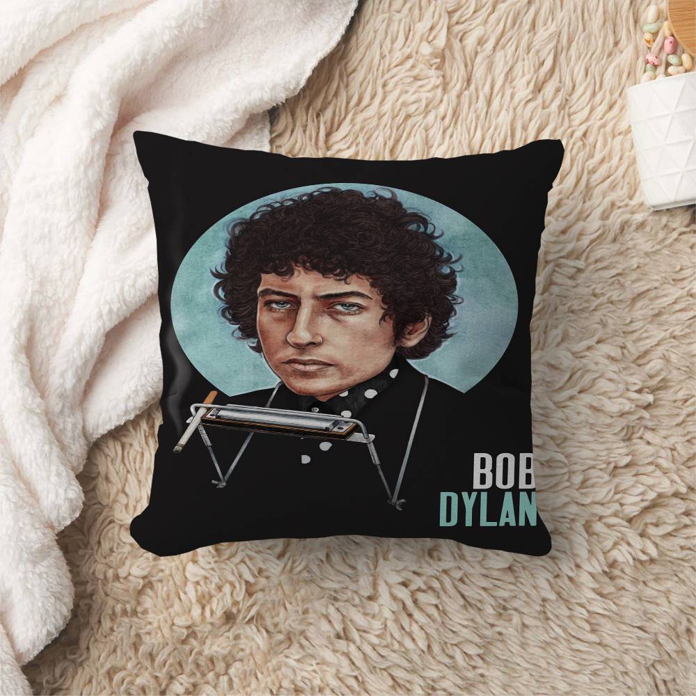 Singer B-Bob Dylan Rapper Personalized Pillow Cover Kids Bedroom Wild Party Decor Pillowcase Kid Birthday Shower Gift