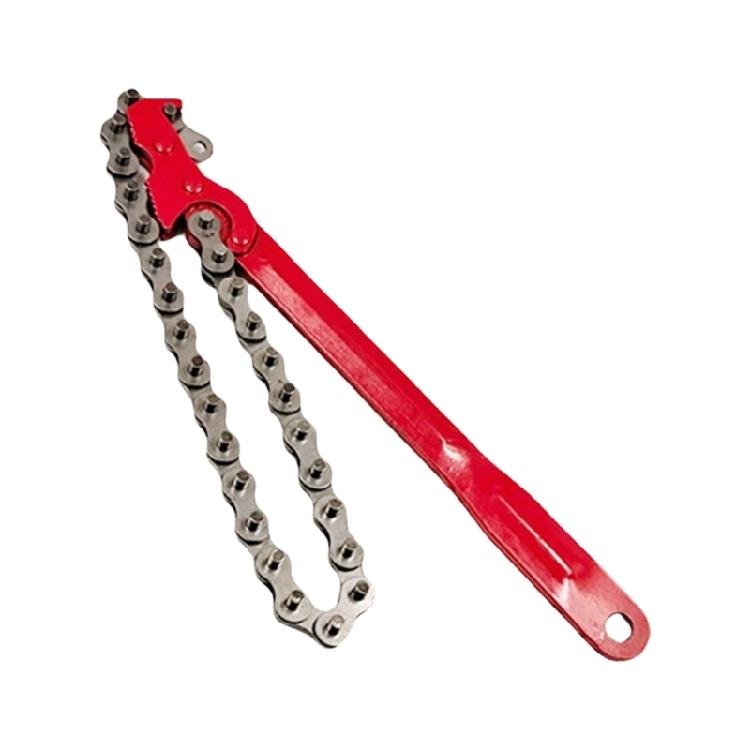 

Automotive Chain Type Filter Wrench Practical Metal Anti Rusts Coating Comfortable Grip For Mess Release Maintenance