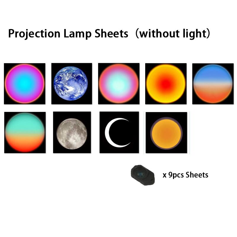 Planet Projection Lamp Earth Sun Beach Galaxy Aurora Landscape Sunset Projector Novelty Atmosphere Light Party Photo Props