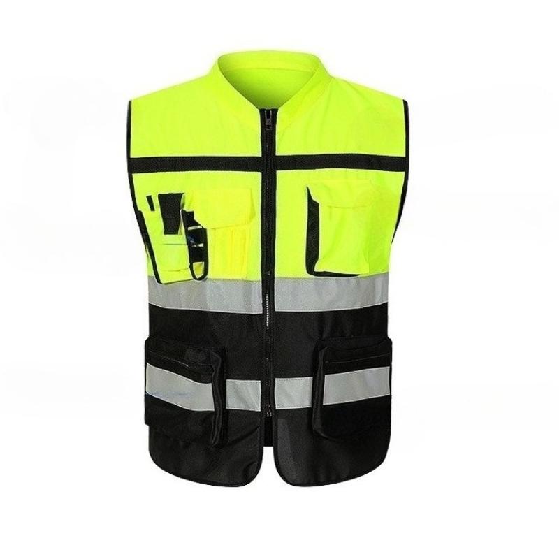 High Visibility Reflective Vest Working Clothes Motorcycle Cycling Sports Outdoor Reflective Safety Clothing Reflective Jacket