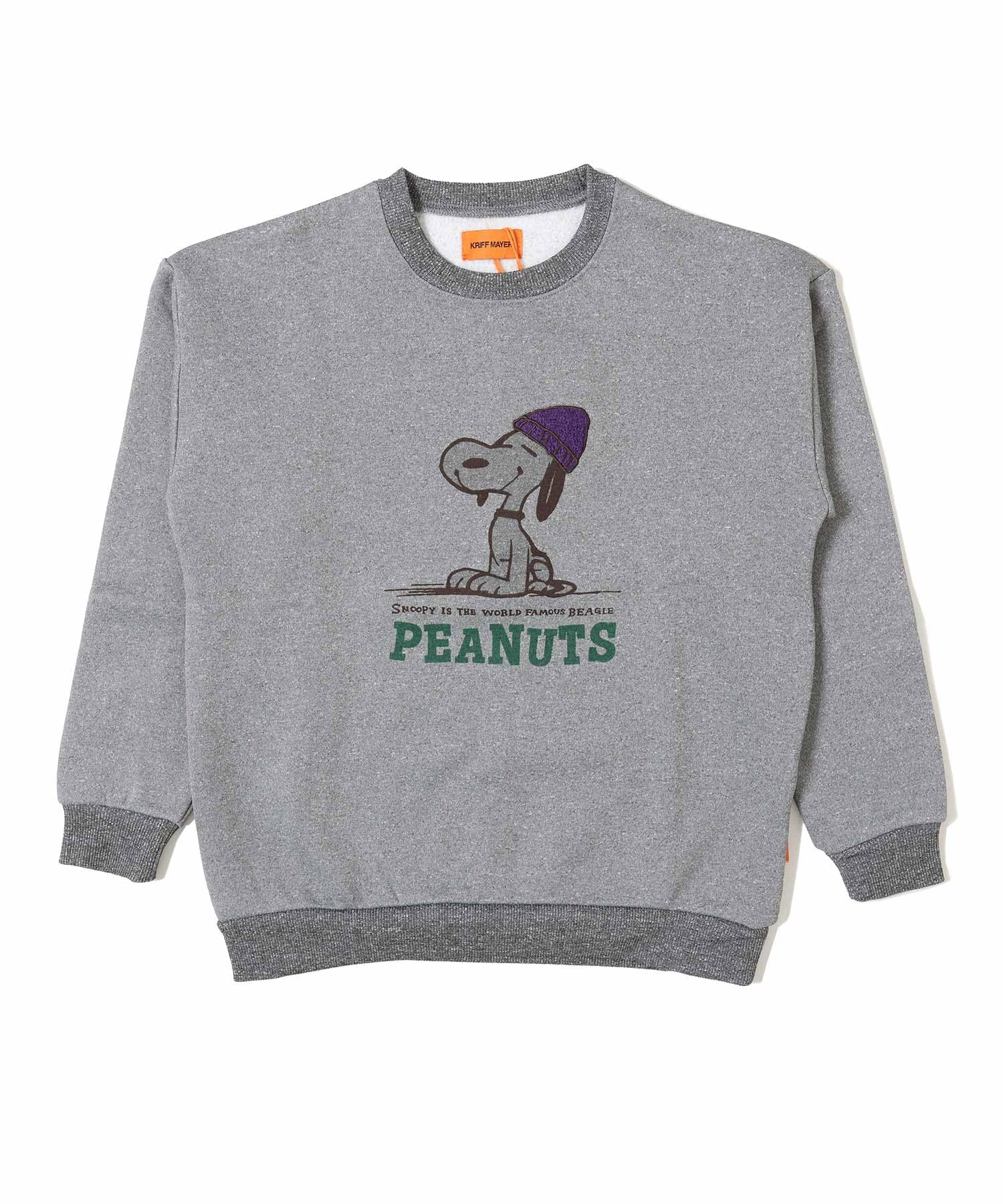 

Crew Snoopy Sweatshirt Clothes Junior Kids Unisex 160 Gray [Cliff Meyer] Fleece-lined Children s