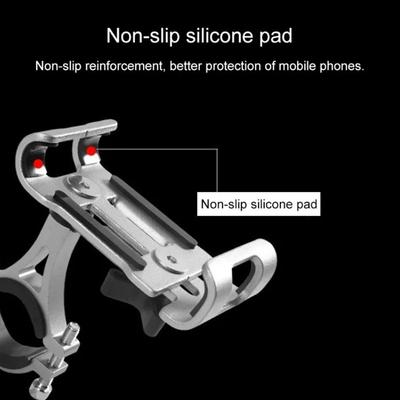 Aluminiumlegierung Motorrad Fahrrad Handyhalter Anti-Rutsch Halterung Universeller Motorradständer Für Alle Smartphones Navigationshalterung