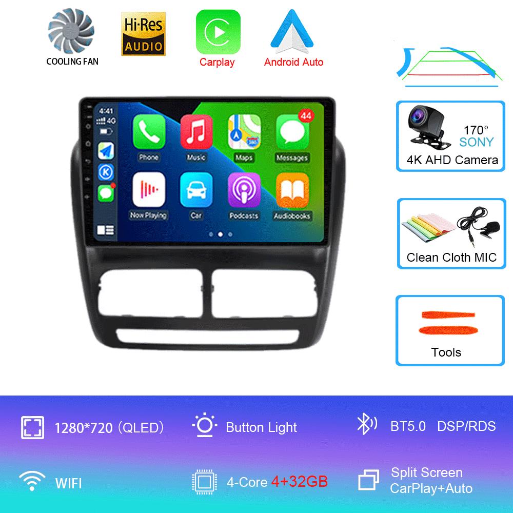 

Автомобильное радио Android 14 для FIAT Doblo 2010 2011 2012 - 2015 Навигация GPS Мультимедиа Видеоплеер Стерео Carplay+авто WiFi+4G BT