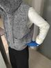 Korean Casual Lambswool Hooded Cardigan Vest for Women - 2025 Autumn/Winter Collection