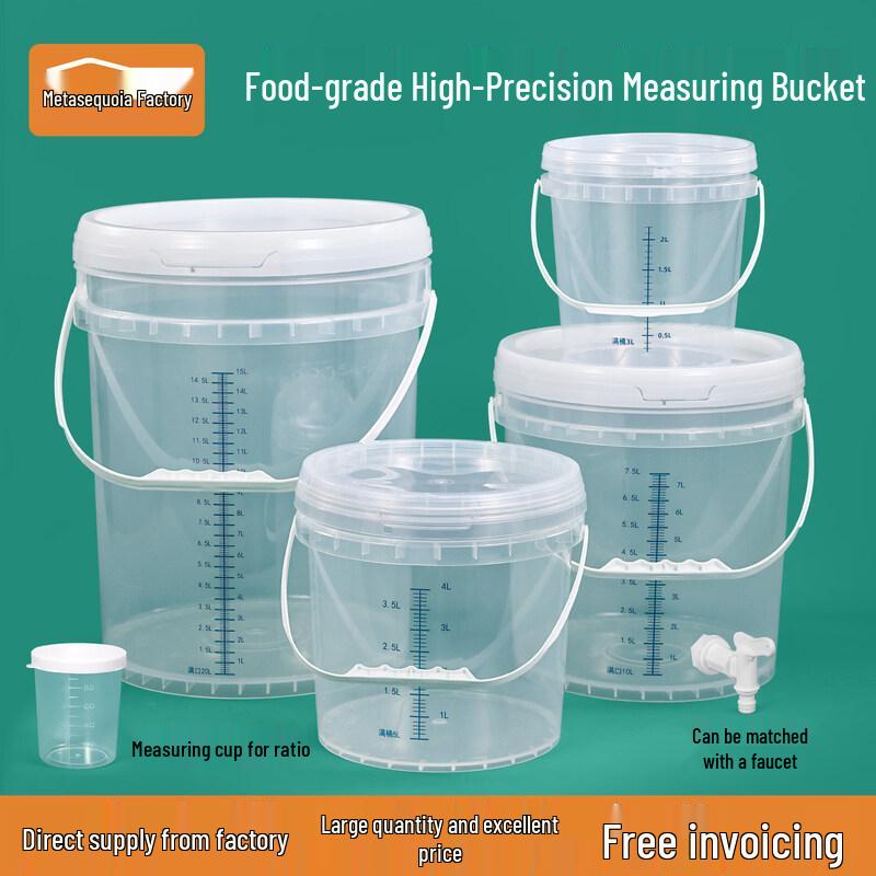 ZISIZ Graduated Disinfection Bucket with 24-Hour Timer