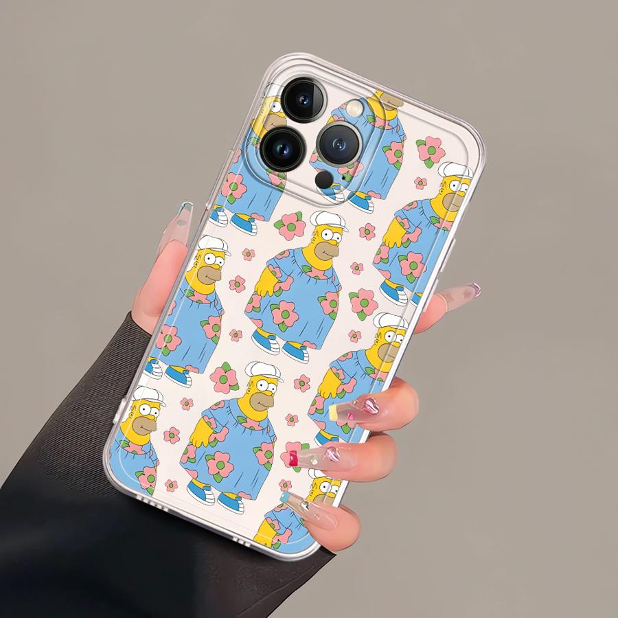 The S-simpsons Case for iPhone 17 Pro Max 11 15 XS Max Air 7 8 16 XR 13 Pro 14 Plus 12 Mini Soft Phone Cover