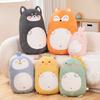 Kawaii Animals Plush Pillow 40-75cm Cuddly Dinosaur Penguin Pig Rabbit Dog Soft Toy Peluche Gift Zoo Animal Themed