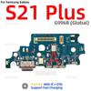 Aiinant USB Charger Board Dock Connector Charging Port Flex Cable For Samsung Galaxy S21 Ultra Plus FE G991B G991N G991U G991W
