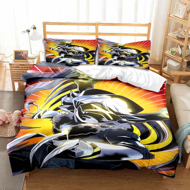 Murder Drones Anime Bedding Set Duvet Cover Pillow Case Children's Bedroom Bed Three-piece Set Single Double King Bed Set Gift