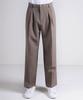 Seuteulaikeu Pleated T/R Blend Wide Trousers (4Color) (B Type)