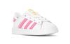 adidas Originals SUPERSTAR Low Top Toddler Shoes White Pink Infant And Toddler BY3720