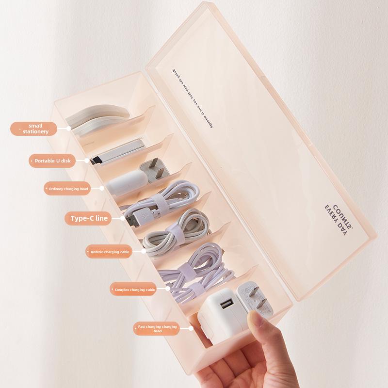 Cable Management Box: Mobile Charger and Cable Organizer