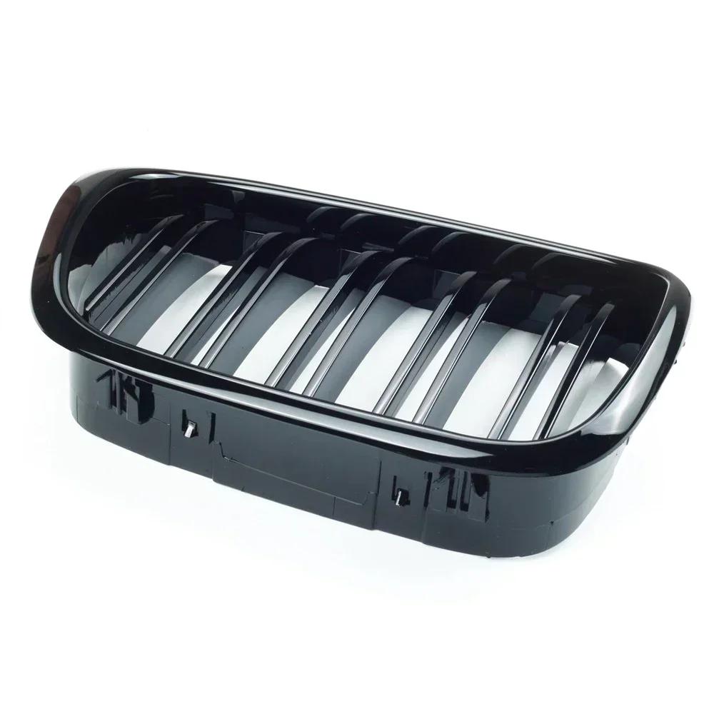 For BMW E39 5 Series 525 528 Gloss Black Grille Car Front Hood Grill Kidney Grilles Racing Grill 95-04 Auto Accessories